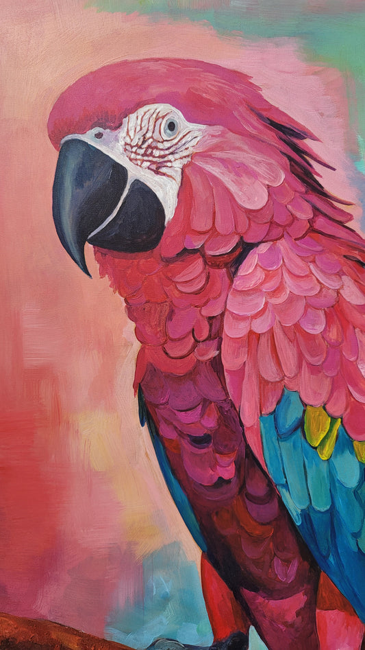 Parrot Acrylic on canvas 2
