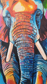 Elephant – Acrylic on Canvas